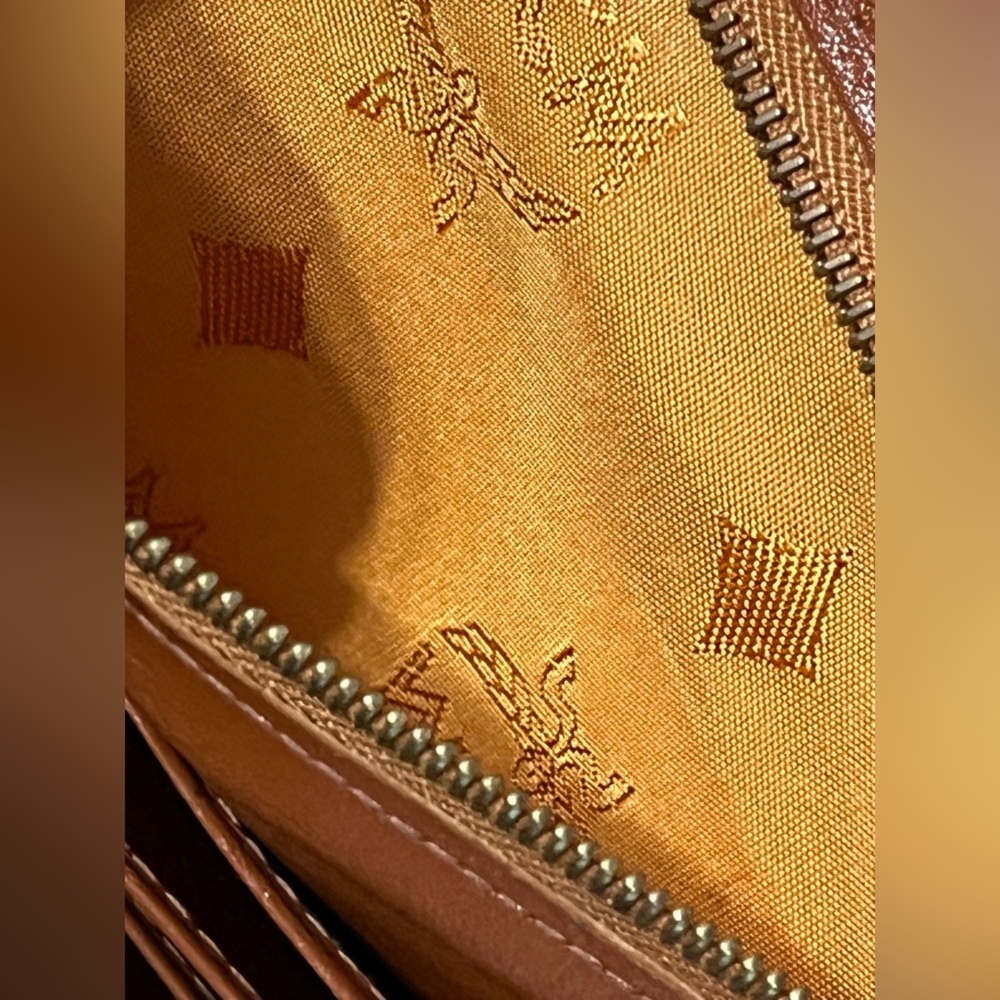 MCM Long Kisslock Leather Authentic Vintage wallet - Picture 11 of 16